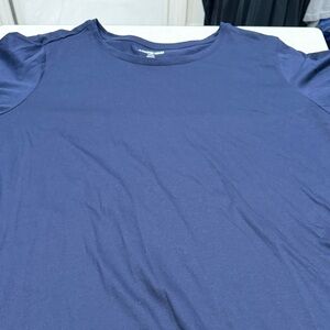 women’s 2X Lands’ End Navy Blue tunic t-shirt